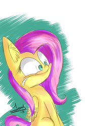 Size: 530x620 | Tagged: safe, artist:aquadiamonds, fluttershy, g4, do not want, female, solo