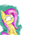 Size: 530x620 | Tagged: safe, artist:aquadiamonds, fluttershy, g4, do not want, female, solo