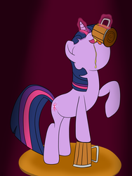 Size: 3756x5000 | Tagged: safe, artist:midwestbrony, twilight sparkle, g4, cider, female, solo