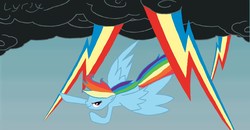 Size: 1223x636 | Tagged: safe, artist:cyrix-s, rainbow dash, g4, female, flying, solo