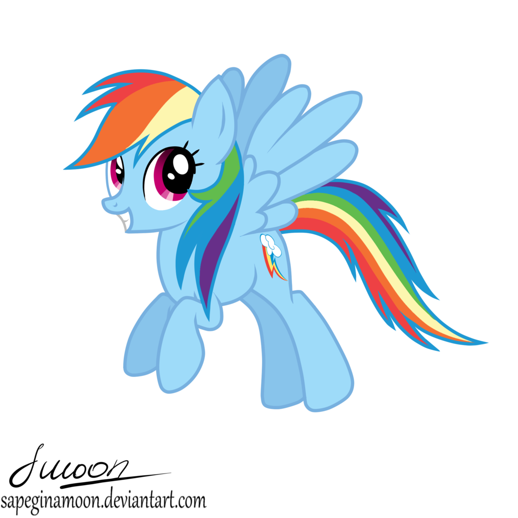 Рисовать rainbow dash