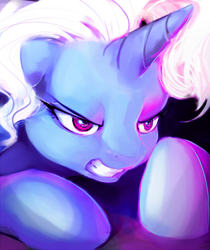 Size: 500x594 | Tagged: safe, artist:gsphere, trixie, pony, unicorn, g4, angry, female, mare, solo