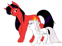 Size: 900x672 | Tagged: safe, artist:kourabiedes, alicorn, pony, unicorn, hino rei, ponified, princess serenity, sailor mars, sailor moon (series), tsukino usagi