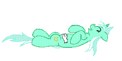Size: 800x400 | Tagged: safe, artist:yooyfull, lyra heartstrings, human, pony, unicorn, g4, .swf in source, animated, bellyrubs, disembodied hand, eyes closed, female, hand, kallisti, laughing, on back, simple background, smiling, solo, tickling, white background