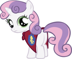 Size: 4001x3315 | Tagged: safe, artist:effjayallraven, sweetie belle, pony, unicorn, g4, butt, cape, clothes, cmc cape, female, filly, high res, looking back, plot, simple background, solo, transparent background, vector