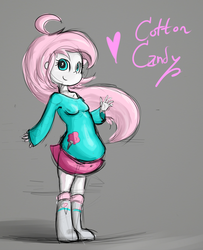 Size: 2032x2500 | Tagged: safe, artist:tivy, oc, oc only, oc:cotton candy, equestria girls, g4, solo