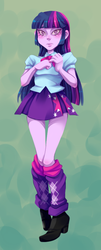 Size: 341x845 | Tagged: safe, artist:maniacalartist, twilight sparkle, equestria girls, g4, female, solo