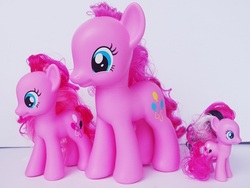 Size: 600x450 | Tagged: safe, pinkie pie, earth pony, pony, g4, brushable, comparison, fashion style, goth, gothic pinkie, irl, photo, pinkie pie's boutique, toy