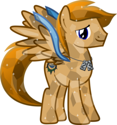 Size: 5258x5629 | Tagged: safe, artist:vector-brony, oc, oc only, pegasus, pony, absurd resolution, crystallized, simple background, solo, transparent background