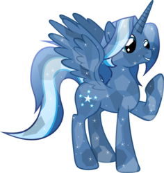 Size: 6073x6426 | Tagged: safe, artist:vector-brony, oc, oc only, oc:starbright, alicorn, crystal alicorn, pony, absurd resolution, alicorn oc, crystallized, simple background, solo, transparent background