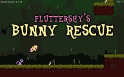 Size: 300x187 | Tagged: safe, fluttershy, twilight sparkle, g4, everfree forest, evilshy, fan game, female, game, mare, platformer, shock