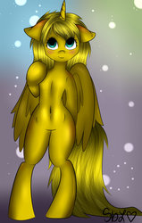 Size: 1600x2516 | Tagged: safe, artist:cinnamonh3artz, oc, oc only, oc:ticket, alicorn, pony, alicorn oc, bipedal, solo