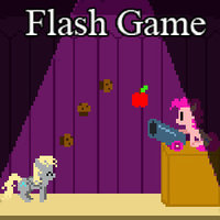 Size: 200x200 | Tagged: safe, derpy hooves, pinkie pie, pegasus, pony, g4, fan game, female, flash, game, mare, spotlight