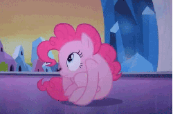 Size: 711x470 | Tagged: safe, screencap, pinkie pie, equestria girls, g4, my little pony equestria girls, animated, crystal empire, female, pinkieball, rocking, rolling, solo