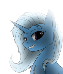 Size: 1100x1300 | Tagged: safe, artist:thezealotnightmare, trixie, pony, unicorn, g4, backlighting, female, mare, portrait, solo