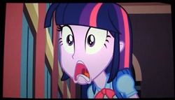 Size: 1001x572 | Tagged: safe, screencap, twilight sparkle, equestria girls, g4, my little pony equestria girls, faic, female, photo, picture of a screen, solo