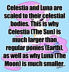 Size: 500x520 | Tagged: safe, princess celestia, princess luna, g4, abortion of science, bad science, headcanon, op makes science cry, wat