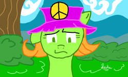 Size: 854x512 | Tagged: safe, artist:seika, comic, cute, goopy pony, goopypony, green, shrek, solo