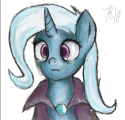 Size: 709x682 | Tagged: safe, artist:infinitussketch, trixie, pony, unicorn, g4, crying, female, mare, solo