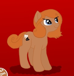 Size: 855x881 | Tagged: safe, artist:chameron, pony, castle tv show, martha rogers, ponified, solo