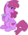 Size: 705x868 | Tagged: safe, artist:faythx, berry punch, berryshine, earth pony, pony, g4, blushing, drunk, female, glass, mare, simple background, solo, transparent background, wine