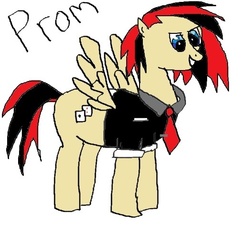 Size: 525x491 | Tagged: artist needed, safe, oc, oc only, pony, necktie, solo