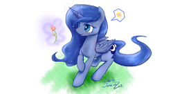 Size: 2200x1200 | Tagged: dead source, safe, artist:xcopyen002, princess luna, alicorn, pony, g4, female, solo