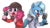 Size: 1228x682 | Tagged: safe, artist:herny, pinkie pie, trixie, earth pony, pony, unicorn, g4, drawthread, female, mare, medic, medic (tf2), microphone, parody, requested art, simple background, soldier, soldier (tf2), team fortress 2, transparent background