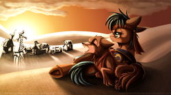 Size: 900x502 | Tagged: safe, artist:inuhoshi-to-darkpen, oc, dog, fallout, fallout 3, ponified, scenery