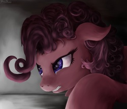 Size: 1110x952 | Tagged: safe, artist:ahrimatt, pinkie pie, g4, angry, female, solo