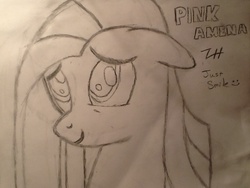 Size: 960x720 | Tagged: safe, artist:linkinparkbrony, pinkie pie, g4, female, pinkamena diane pie, sketch, solo, traditional art