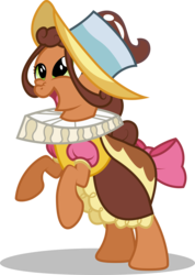 Size: 3008x4216 | Tagged: safe, artist:emkay-mlp, chancellor puddinghead, g4, female, interpretation, ruff (clothing), simple background, solo, transparent background, vector