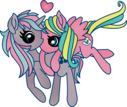 Size: 11169x9403 | Tagged: safe, artist:knoeki, artist:violalala, oc, oc only, oc:knoeki, oc:uta, pegasus, pony, unicorn, absurd resolution, female, kissing, lesbian, shipping, simple background, transparent background, vector