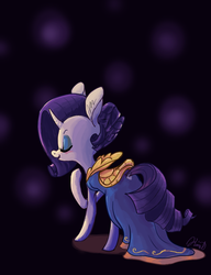 Size: 1668x2172 | Tagged: safe, artist:twitchykismet, rarity, pony, unicorn, boast busters, g4, alternate hairstyle, clothes, female, rarity month, saddle, solo