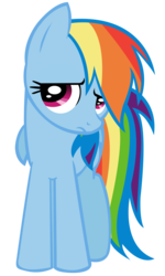 Size: 3000x5000 | Tagged: artist needed, safe, rainbow dash, g4, female, simple background, solo, transparent background, vector