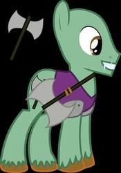 Size: 748x1068 | Tagged: safe, artist:asdflove, pony, ponified, solo, the order of the stick, thog