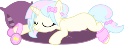 Size: 1325x488 | Tagged: safe, artist:xenoneal, oc, oc only, pony, unicorn, .svg available, headphones, simple background, sleeping, solo, svg, transparent background, vector