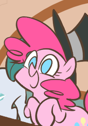 Size: 223x318 | Tagged: safe, artist:egophiliac, pinkie pie, g4, cute, diapinkes, female, filly, hat, serious hat, solo, top hat