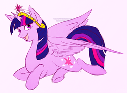 Size: 747x546 | Tagged: safe, artist:ari0th, twilight sparkle, alicorn, pony, g4, big crown thingy, female, mare, solo, twilight sparkle (alicorn)