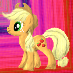 Size: 399x398 | Tagged: safe, artist:fluteloop23, applejack, g4, female, solo