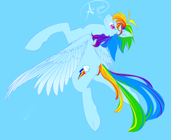 Size: 989x808 | Tagged: safe, artist:swiftyuki, rainbow dash, g4, female, solo