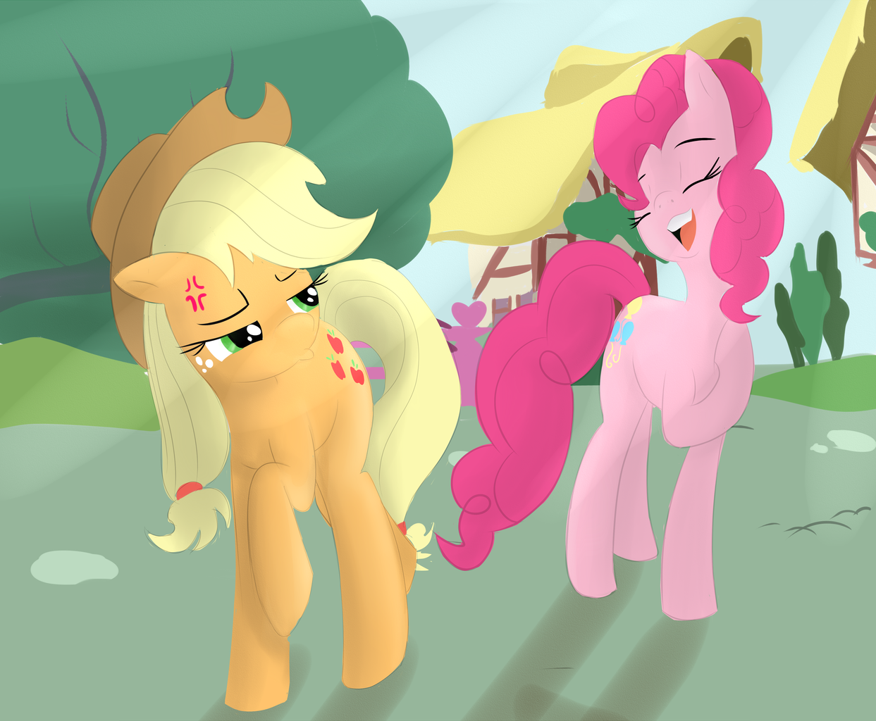 applejack pinkie