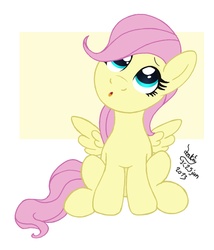 Size: 2494x2919 | Tagged: safe, artist:joakaha, fluttershy, g4, female, filly, solo