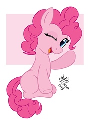 Size: 2274x3207 | Tagged: safe, artist:joakaha, pinkie pie, g4, female, filly, solo