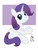 Size: 2480x3228 | Tagged: safe, artist:joakaha, rarity, g4, female, filly, solo