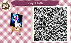 Size: 400x240 | Tagged: safe, artist:bekuno, dj pon-3, vinyl scratch, g4, 3ds, animal crossing, qr code