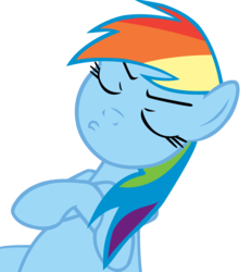 Size: 693x750 | Tagged: safe, artist:scotch208, rainbow dash, g4, female, pouting, simple background, solo, transparent background, vector