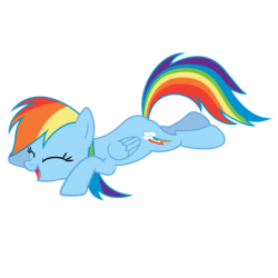 Size: 8000x8000 | Tagged: safe, artist:saphyl, rainbow dash, friendship is magic, g4, absurd resolution, female, rofl, rolling, simple background, solo, transparent background, vector