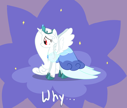 Size: 1280x1088 | Tagged: safe, artist:celerypony, oc, oc only, oc:celery, alicorn, pony, albino, alicornified, clothes, cute, dress, princess, race swap, solo, tumblr