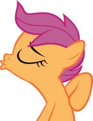 Size: 1280x1659 | Tagged: safe, artist:newlunaticrepublic, scootaloo, g4, female, simple background, solo, transparent background, vector